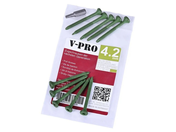 V-PRO Zugschraube 4.2 x 48 mm - 10 Stück