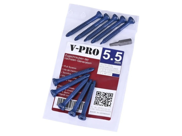 V-PRO Zugschraube 5.5 x 48 mm - 10 Stück